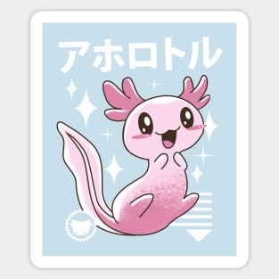 Kawaii Axolotl Sticker